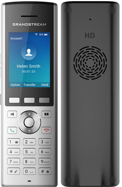 Mặt trước và sau của điện thoại IP grandstream WP820