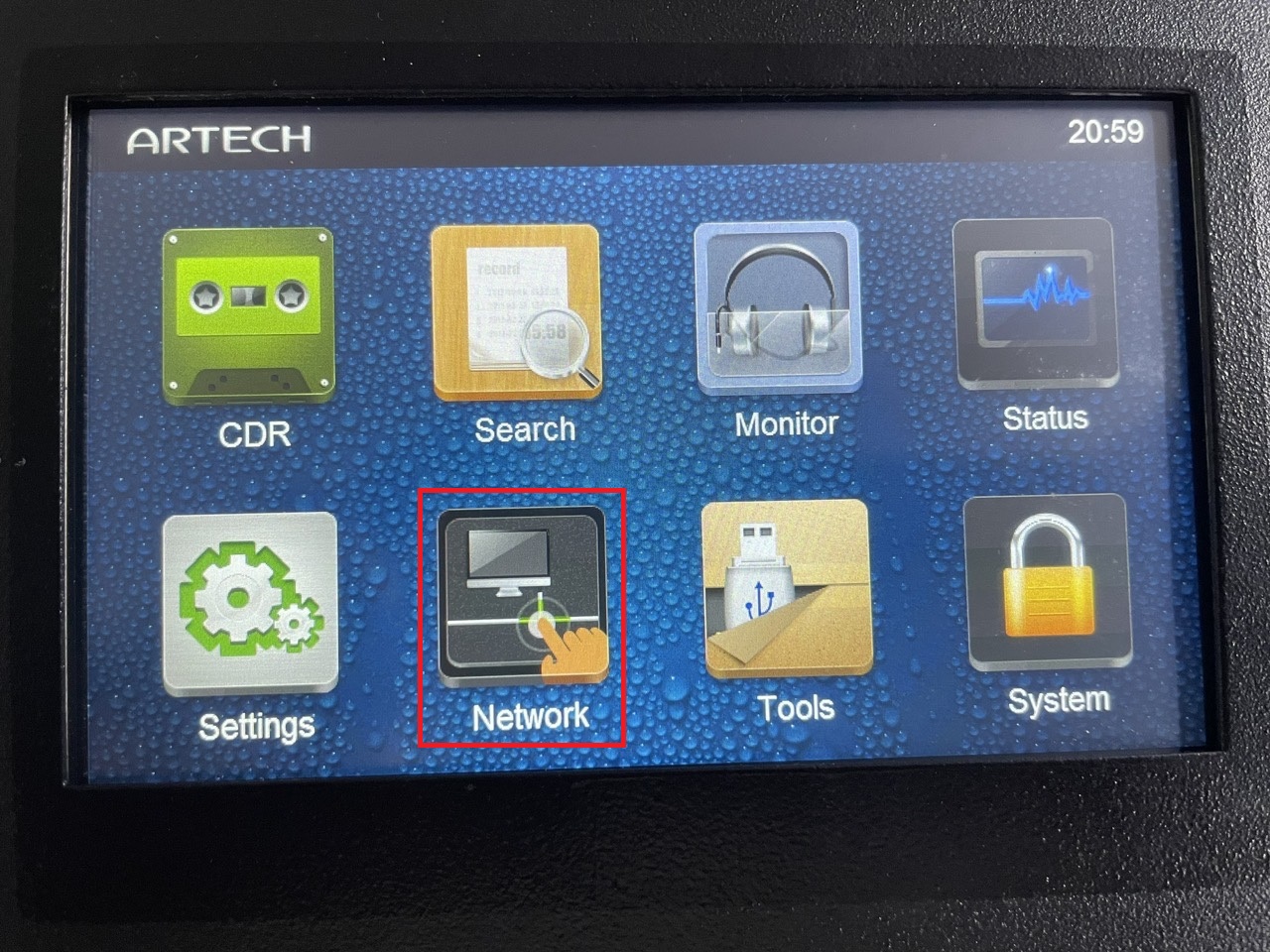 Artech_aq8L_man_hinh_chinh