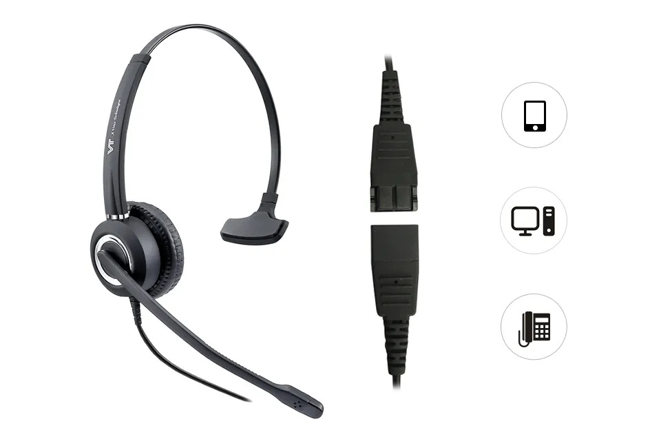 Tai nghe vbet VT6300 USB mono chính hãng